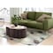 Deerlux Modern Animal Print Living Room Area Rug with Nonslip Backing, Peacock Pattern, 8 x 10 Ft QI003762.L - alternate 3